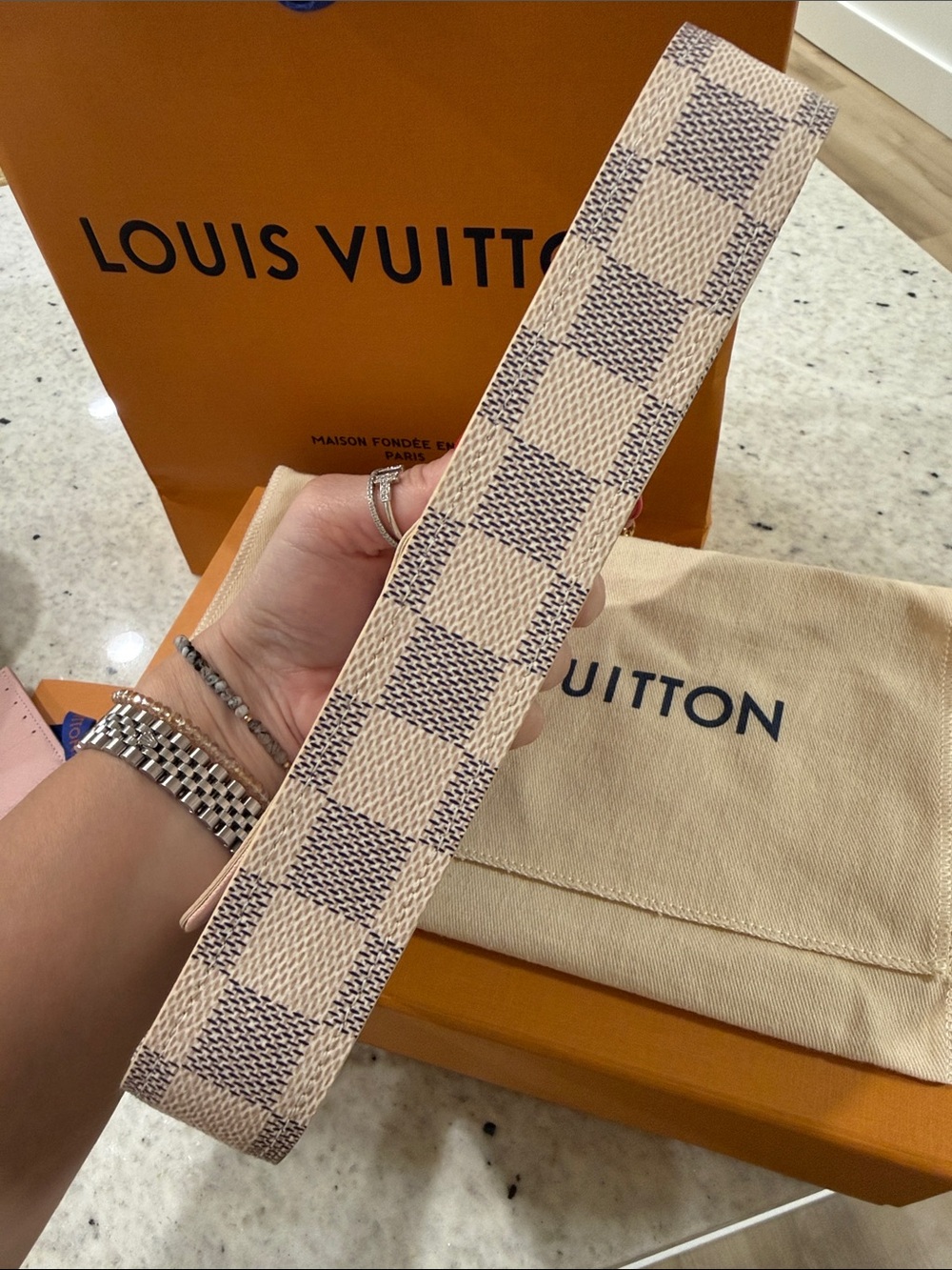 Louis Vuitton Damier Azur Felicie - Picture 9 of 13